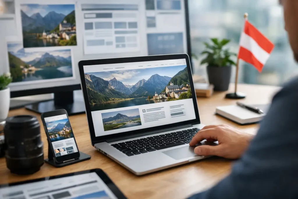 Webdesign in Österreich, das Anfragen bringt