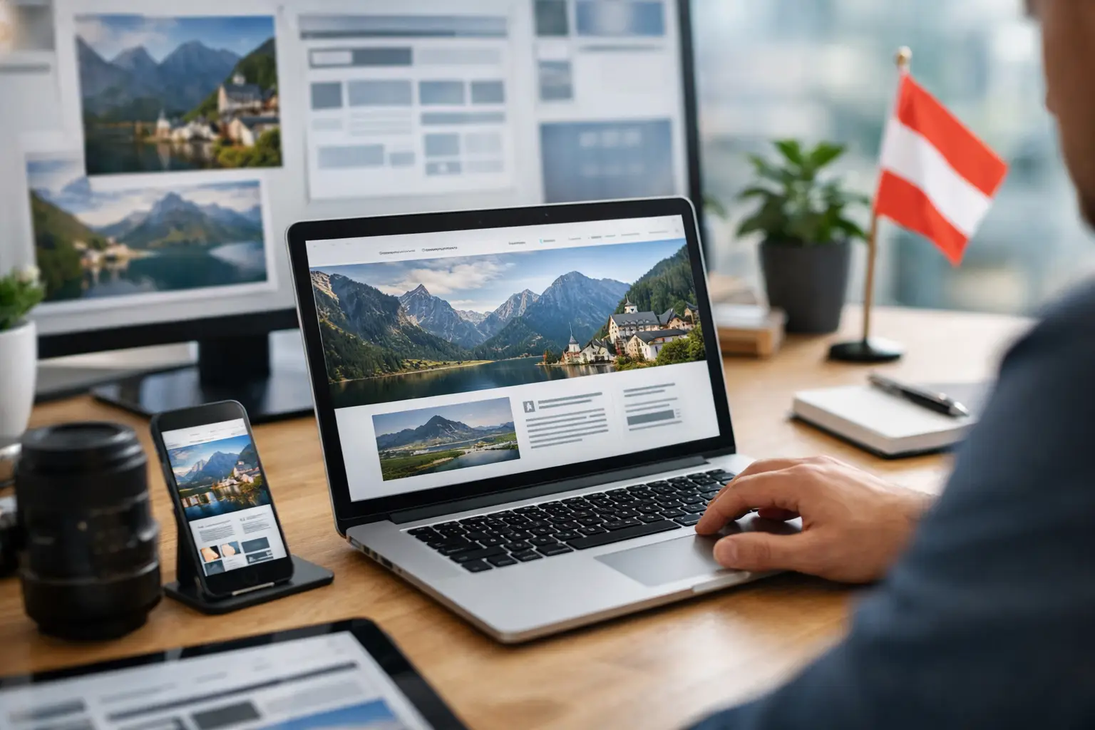 Webdesign in Österreich, das Anfragen bringt